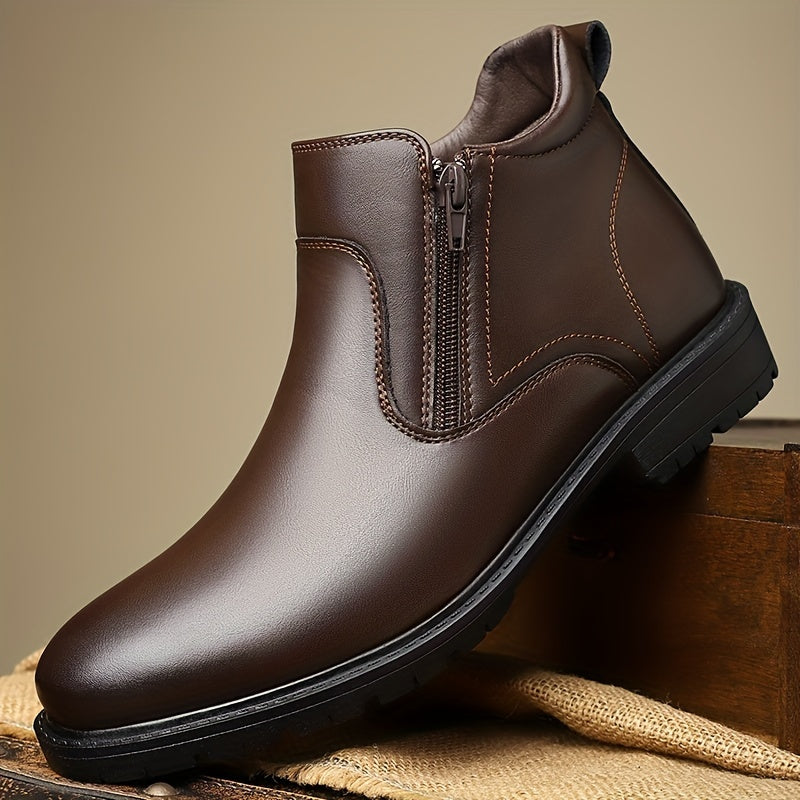 Thomas | Men's Side-Zip Ankle Boots with Classic Design