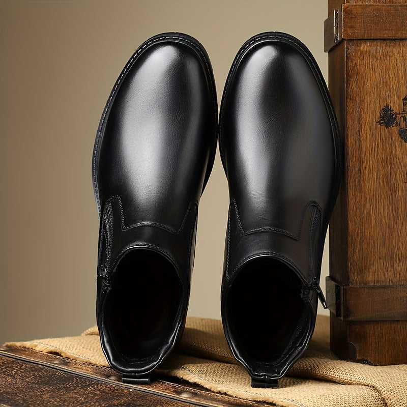 Thomas | Men's Side-Zip Ankle Boots with Classic Design