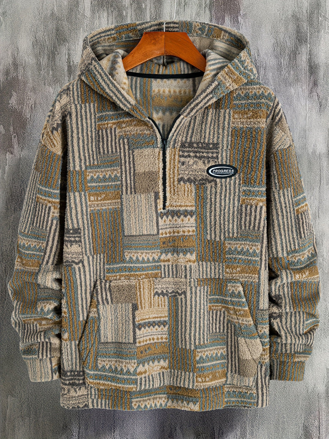 Victor | Men's Patterned Quarter-Zip Pullover