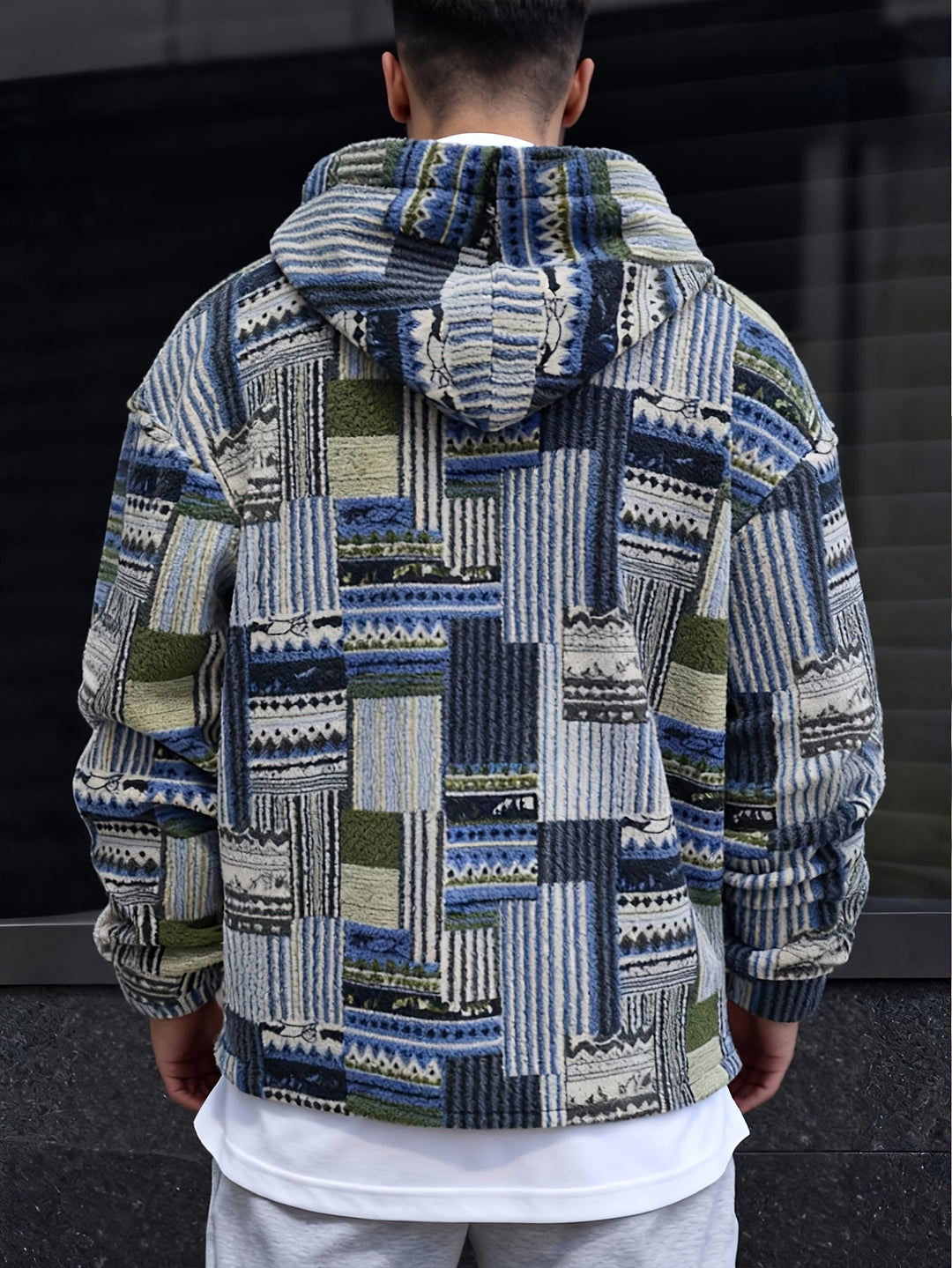 Victor | Men's Patterned Quarter-Zip Pullover