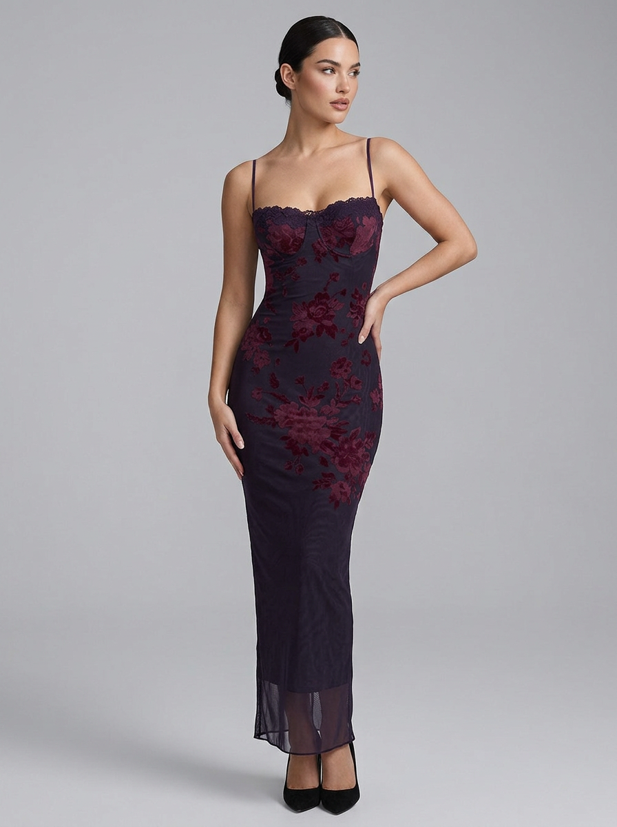 Women's Maxi Dress Spaghetti Strap Corset | Evening