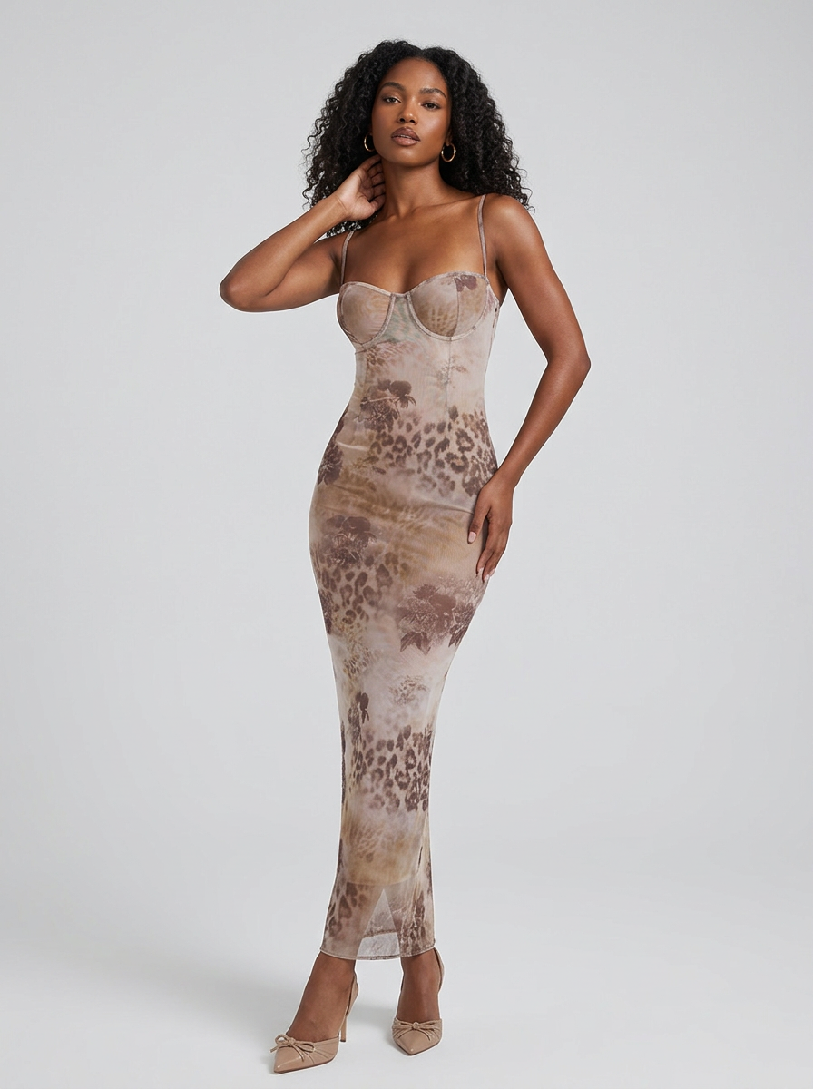 Women's Maxi Dress Spaghetti Strap Corset | Evening