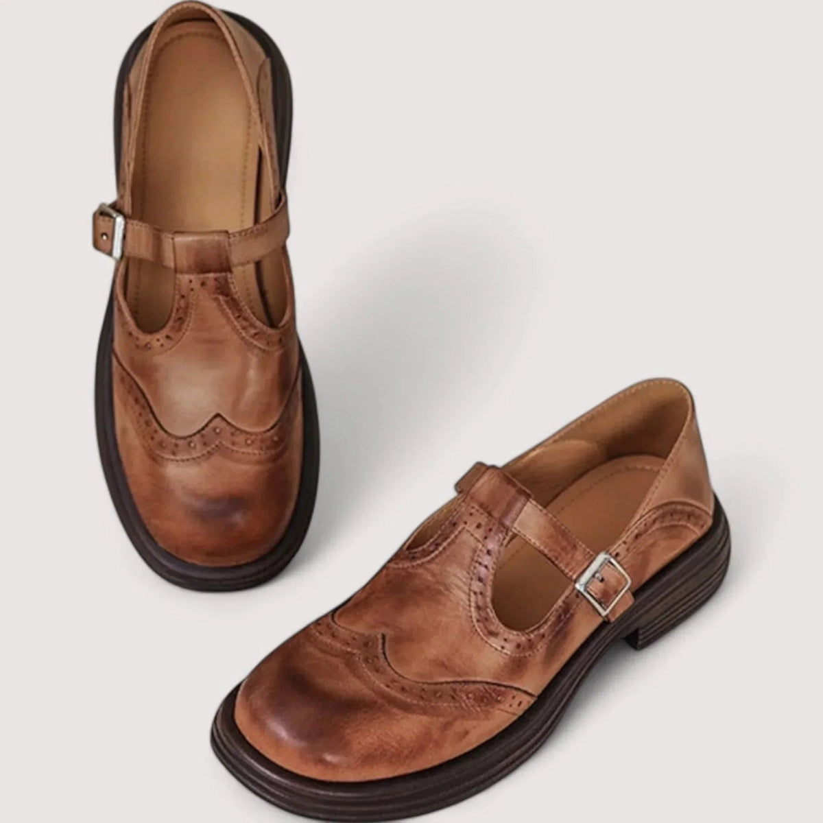 Margot | Women's Vintage T-Strap Mary Jane Shoes