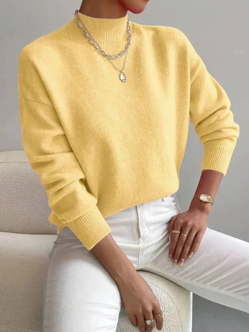 Gemma | Women's Relaxed Turtleneck Sweater
