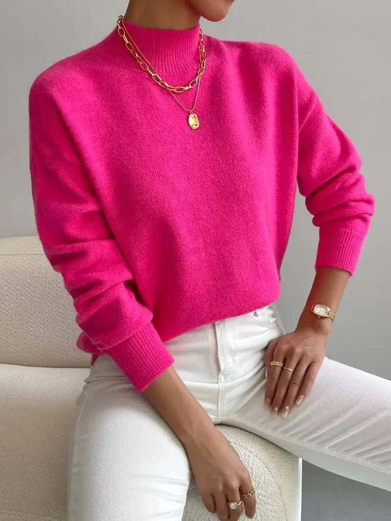 Gemma | Women's Relaxed Turtleneck Sweater