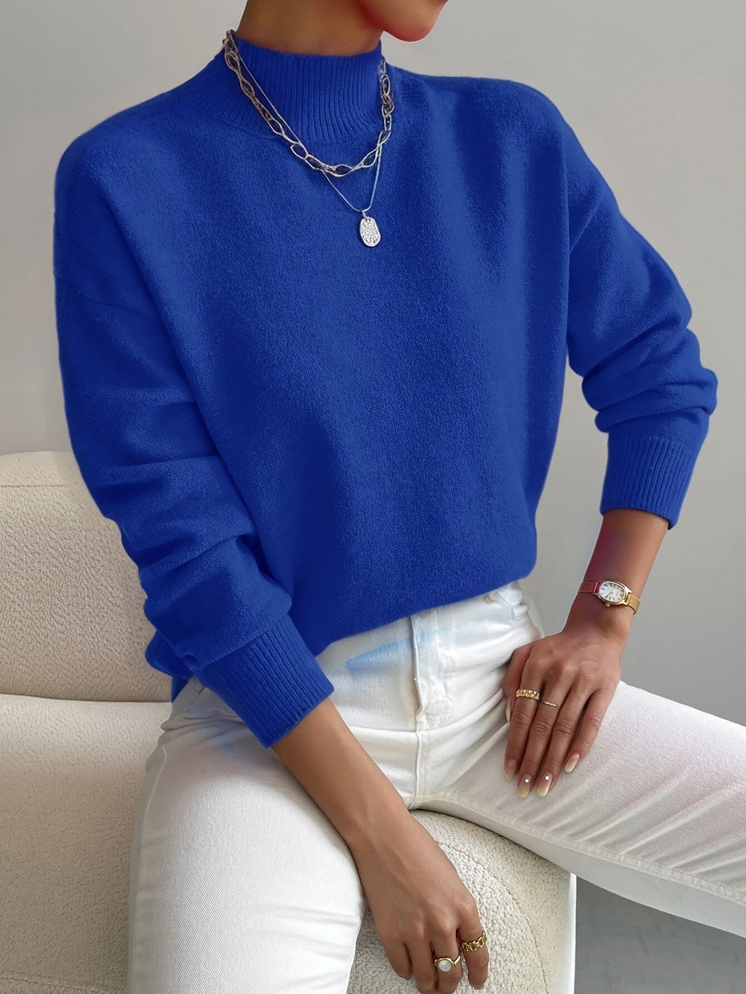 Gemma | Women's Relaxed Turtleneck Sweater