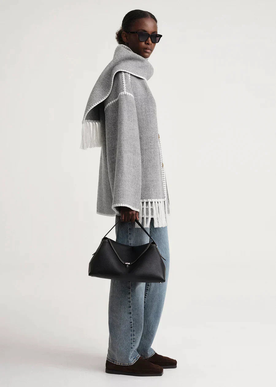 Briony | Women's Fringed Wool Cape Coat