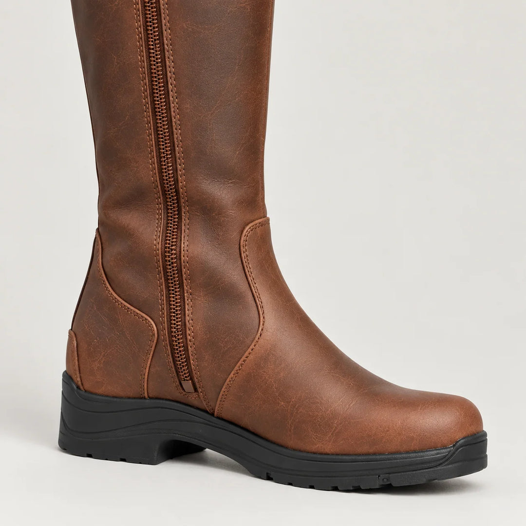 Phoebe | Women's Knee-High Boots with Adjustable Buckle Strap