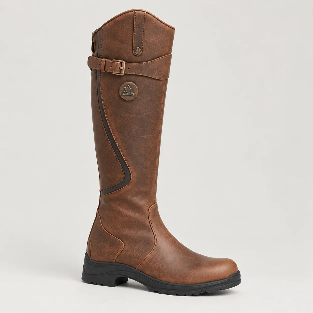 Phoebe | Women's Knee-High Boots with Adjustable Buckle Strap