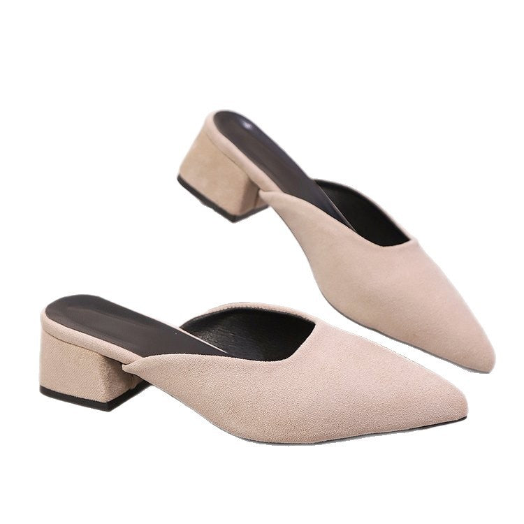 Colette | Women's Pointed-Toe Block Heel Mules