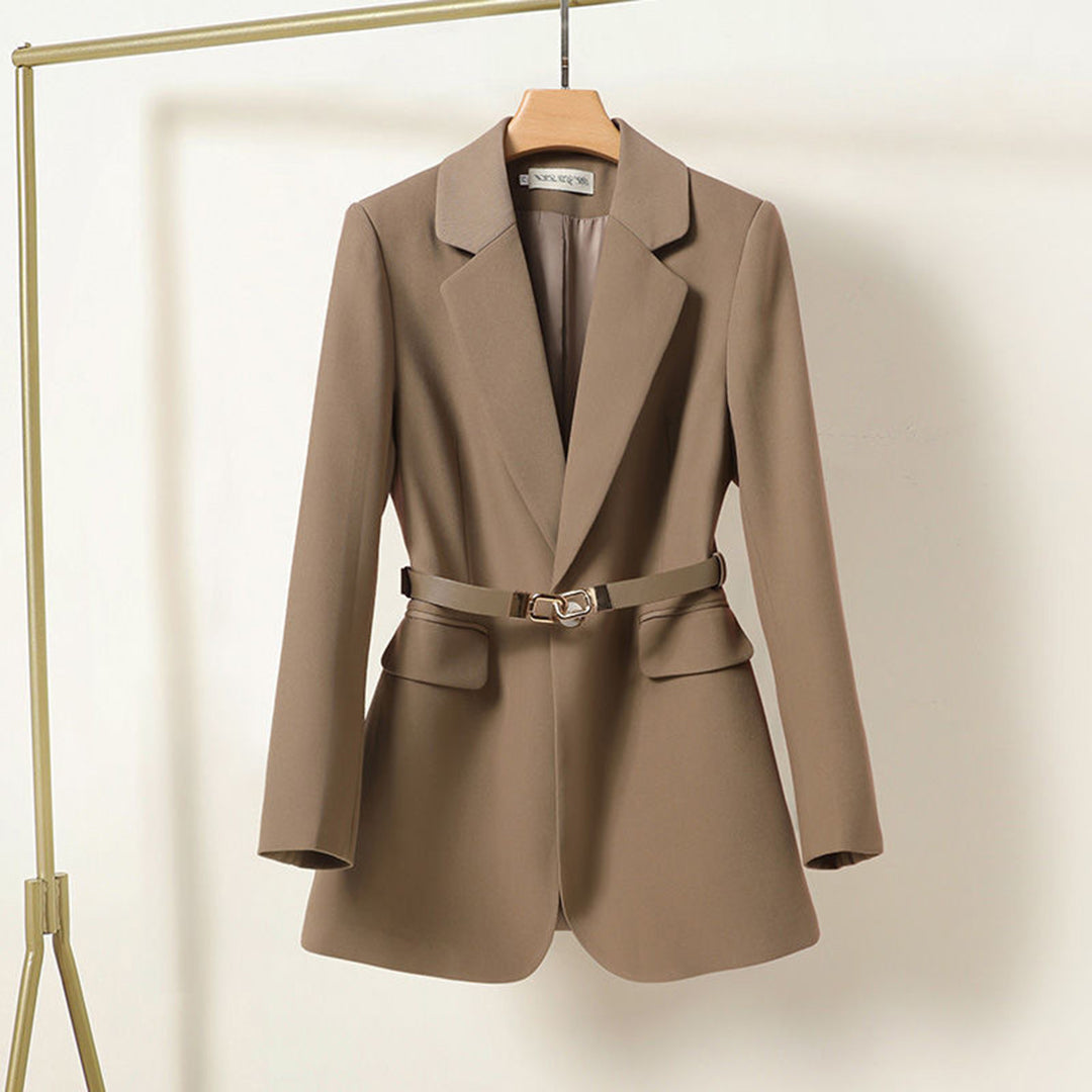 Elowen | Women's Elegant Belted Longline Blazer