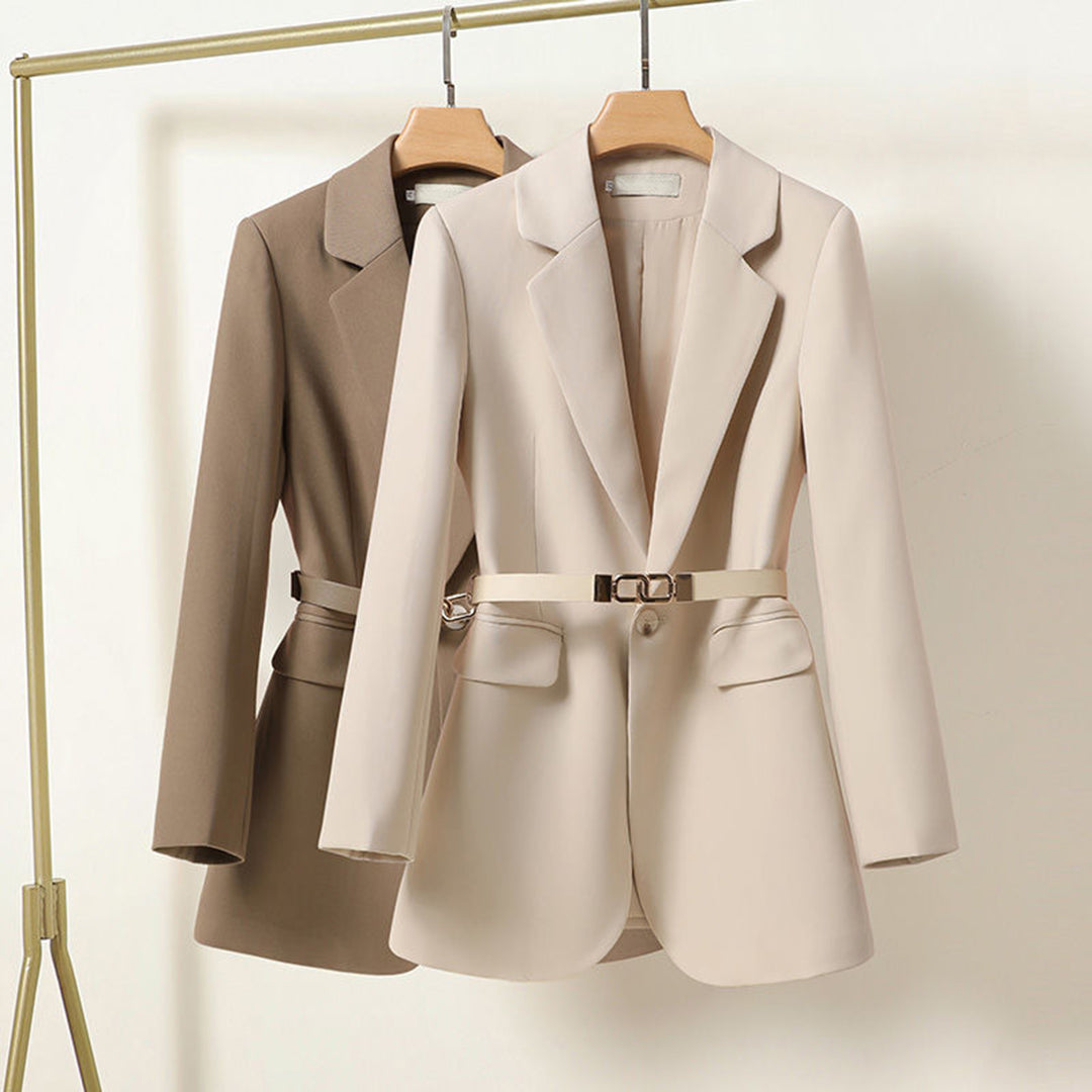 Elowen | Women's Elegant Belted Longline Blazer